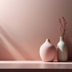 Soft Shadows, Subtle Beauty: A Pink Minimalist Still Life