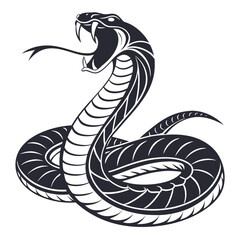 Fototapeta premium vector illustration of a snake