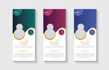 holidays travel roll-up banner, promotion, resort, signage, stand, summer, sun, template, tour, tourism, banners, beach, booking, business, exotic, guide, holiday, hotel presentation,