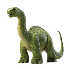 Naklejka premium Friendly Green Dinosaur Illustration