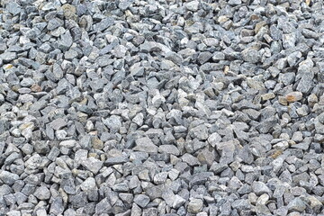 Close up of crushed stone stock photo