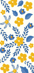 Floral Background Pattern for Elegant Designs