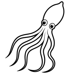 vector illustration of a cartoon fish