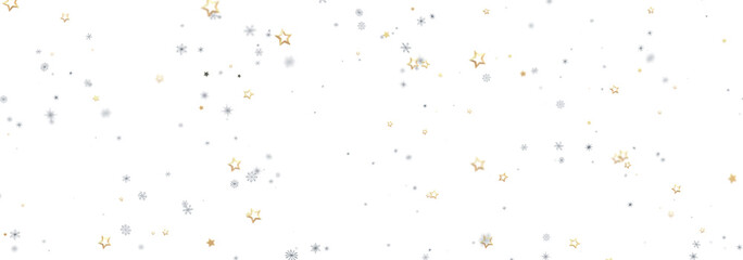Elegant backdrop with silver and gold stars. Perfect for holidays, celebrations, and festive designs.