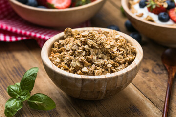 Dry Granola with Nuts and Seeds