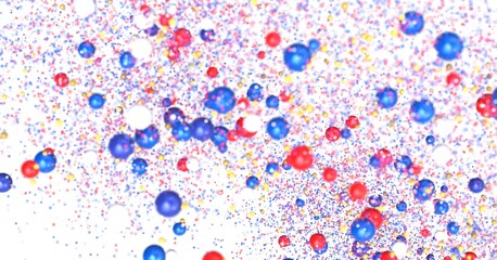 Abstract background with colorful balls. Perfect for design projects needing a vibrant, fun feel.