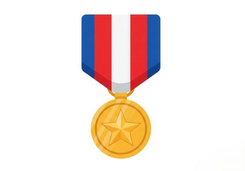 Naklejka premium Happy Veterans Day concept background. Illustration of Happy Veterans Day vector concept background for web design. USA flag, US flag, white background. High quality photo