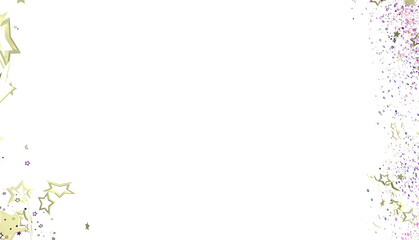 Obraz premium Sparkling gold stars on white. Perfect for holidays, celebrations, and invitations.