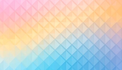 Obraz premium Abstract geometric pastel pattern