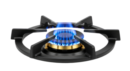powerful gas stove burner highresolution image for culinary websites