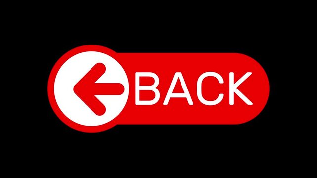 Animation back navigation button.