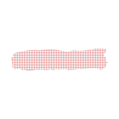 Checkered ripped paper. Vector illustration.