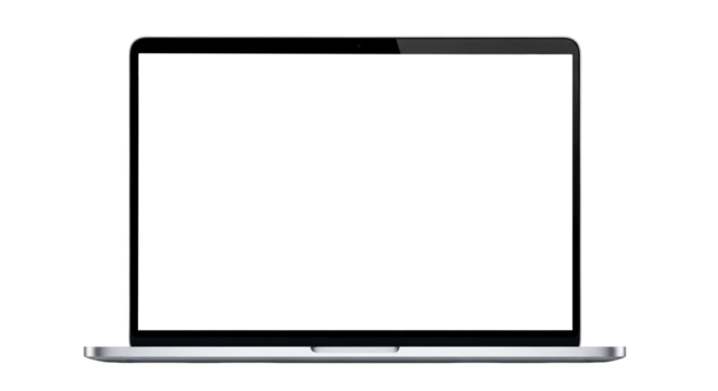 sleek laptop mockup perfect for website and app presentations