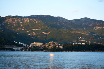Fototapeta premium view from Budva beach