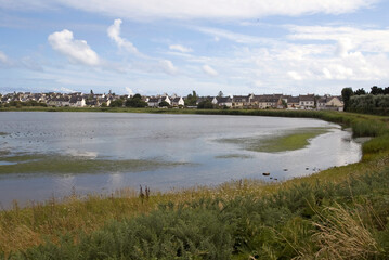 Obraz premium reserve naturelle des marais de Pen Mané; Locmiquélic; 56, Morbihan, France