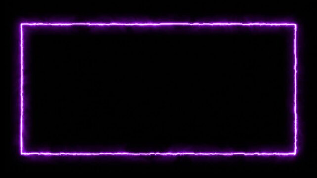Vibrant Purple Neon Beam Frame 4K Loop