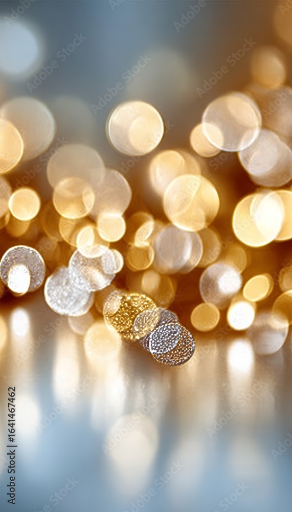 Poster elegant sparkling abstract background with golden lights creating a festive atmosphere for events