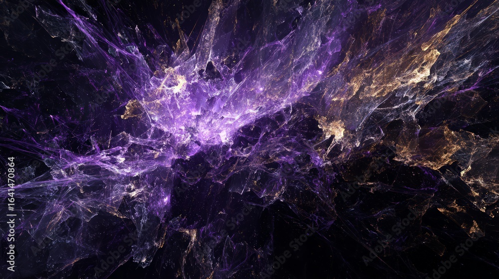Canvas Prints abstract cosmic explosion of light and color