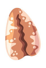 Cowrie seashell aquatic decorative pattern