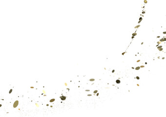 Sunburst and colorful confetti background frame illustration