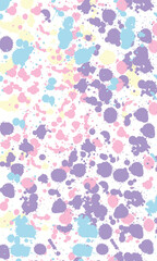 Colorful paint splatter vector background