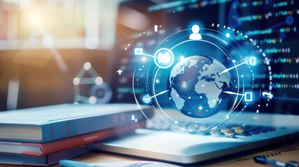 Global Digital Education: International Students Learning Across Borders via Online Platforms, Virtual Classrooms & EdTech Tools – Connecting Diverse Learners Worldwide Through Digital Innovation