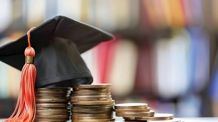 Cost of Education: Students Reviewing Tuition Bills, Budget Charts & Expense Trackers &ndash; Visualizing Fees, Scholarships & Financial Planning for Learning Costs in Educational Scenes