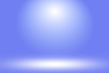 Abstract blue stage with bright lights