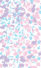 Large colorful ink splats vector pack