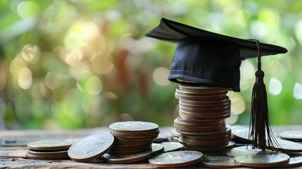 Cost of Education: Students Reviewing Tuition Bills, Budget Charts & Expense Trackers &ndash; Visualizing Fees, Scholarships & Financial Planning for Learning Costs in Educational Scenes