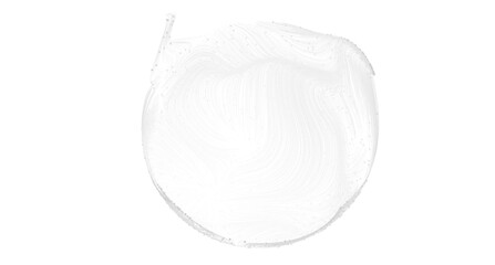 Grunge textured white liquid spill, perfect for backgrounds or design elements.