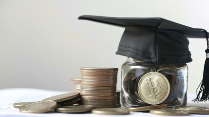 Cost of Education: Students Reviewing Tuition Bills, Budget Charts & Expense Trackers &ndash; Visualizing Fees, Scholarships & Financial Planning for Learning Costs in Educational Scenes