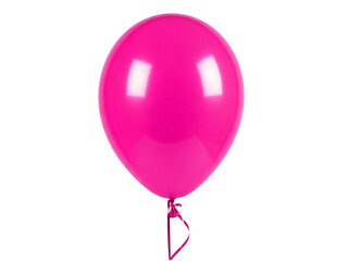 Balloon in color isolated on transparent background.