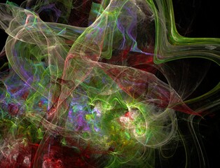 Imaginatory fractal abstract background Image