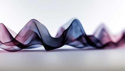 Abstract wavy fabric design