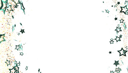 Beautiful teal stars on white background. Perfect for festive cards, invitations, and more!