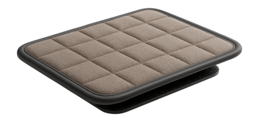 Non-slip absorbent pad for use on a kitchen floor to manage unexpected liquid spills when cooking.