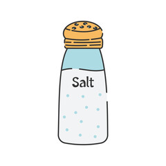 Pepper shaker Hand drawn style pepper shaker for spice and seasoning visuals ideal for culinary and food content