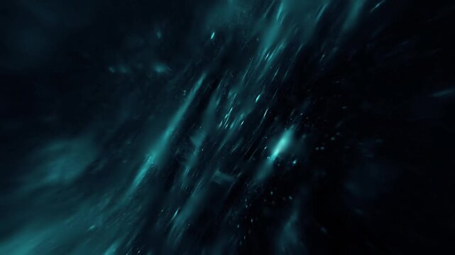 Deep Blue Space Exploration Background - Seamless Loop