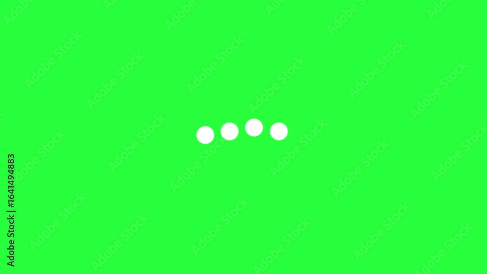 Poster loading bar, 4 dots loading, loading sign
