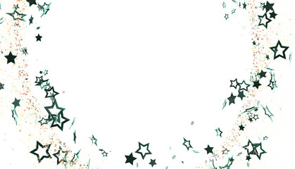 Beautiful teal stars on white background. Perfect for cards, invitations, and more.