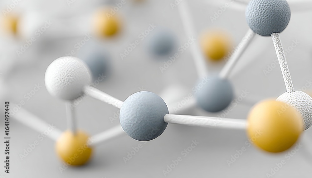 Poster high-resolution 3d model of molecular structures and cells showcasing intricate biological processes