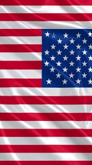 Fototapeta premium American flag with fabric texture