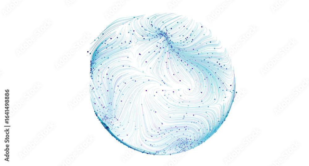 Poster stunning abstract image of a data sphere, perfect for tech, ai, and network concepts. high-resolutio
