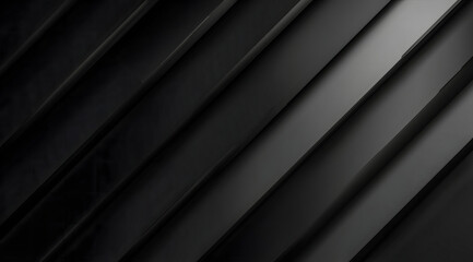 Obraz premium Modern Corporate Design with Black Diagonal Abstract Layers.Generative AI