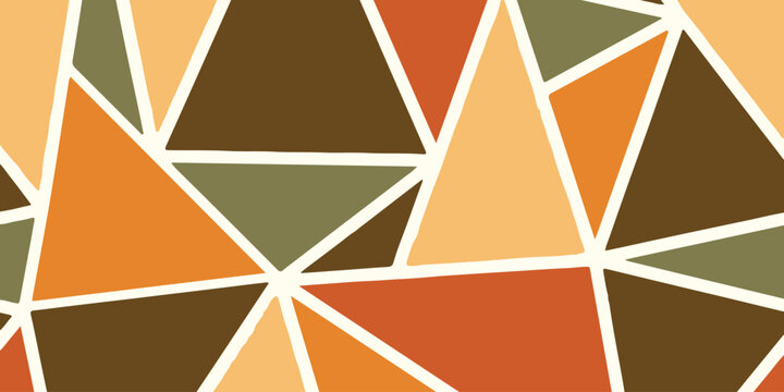 Geometric triangle seamless pattern background
