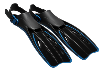 Adjustable strap fins with vented blades for recreational snorkeling
