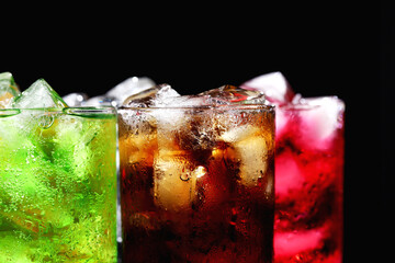 Soft drinks and fruit juice mixed with soda high in sugar have a negative effect on physical...