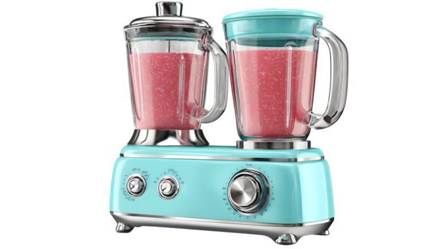 Electric blender with smoothie cup attachment ? excellent asset for kitchen tutorials and branding
