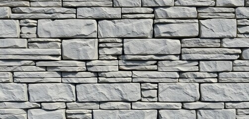 Obraz premium Seamless gray concrete stone wall texture, ideal for backgrounds, seamless pattern, industrial